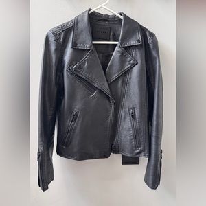 Faux Black leather jacket. BlankNYC size small